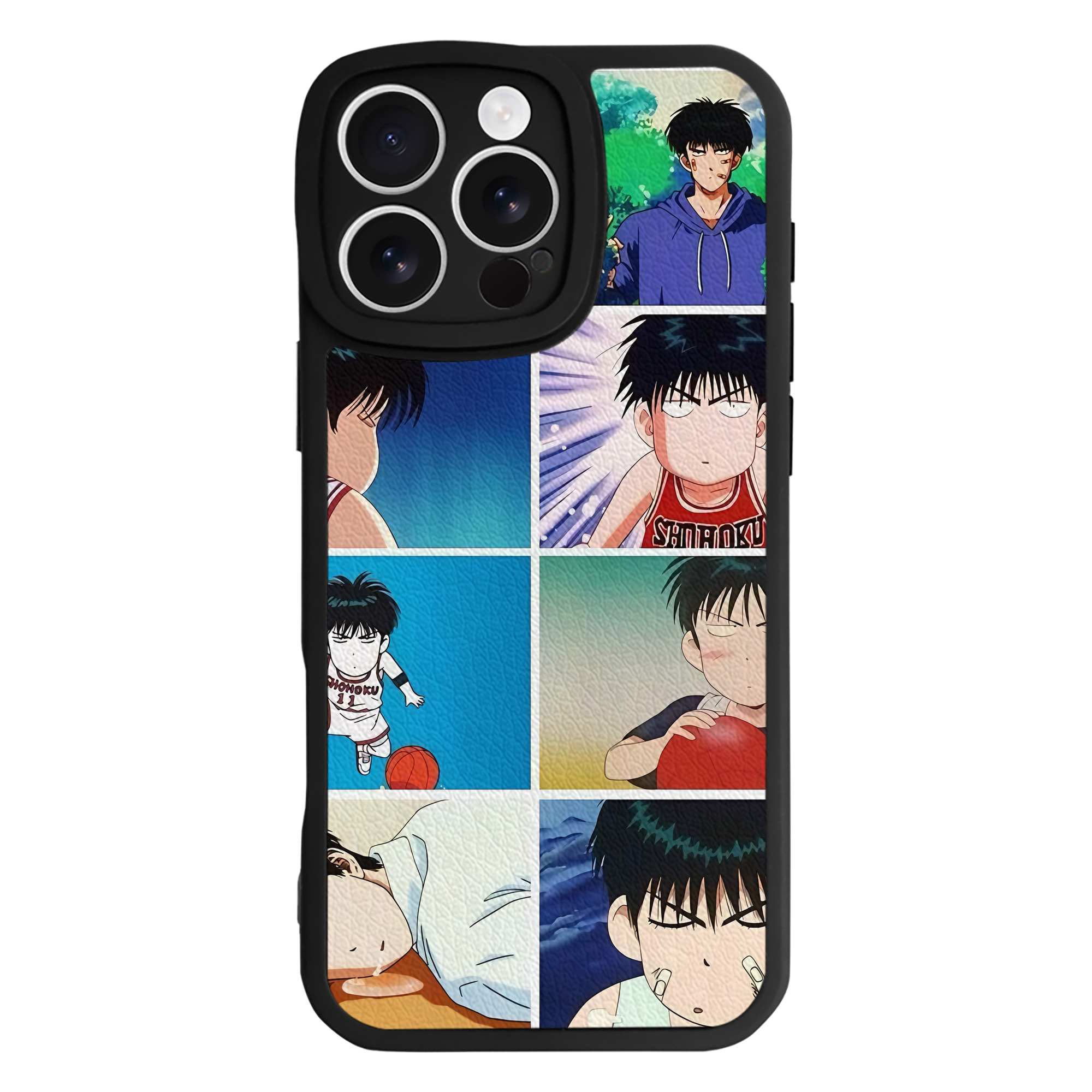 （画像用） SLAM DUNK／スラムダンク 【iPhone 16シリーズ対応】シリコンスマホケース（レザー調） 材質：シリコン